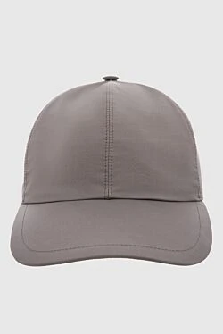 Brown silk cap for men