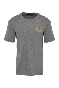 Gray cotton T-shirt for men