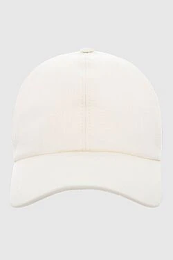 White cotton cap for men