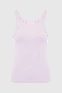 T-shirt made of cotton and elastane pink for women