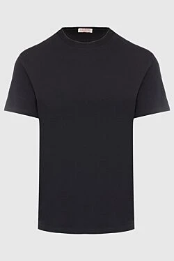 Black cotton T-shirt for men