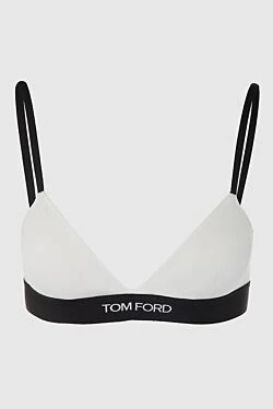 White modal and elastane bra for women