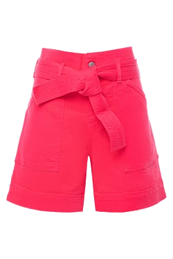 Cotton shorts pink for women