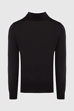 Men's cashmere and silk golf black