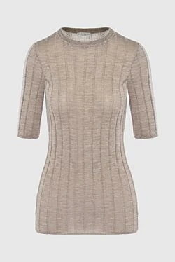 Beige jumper for women