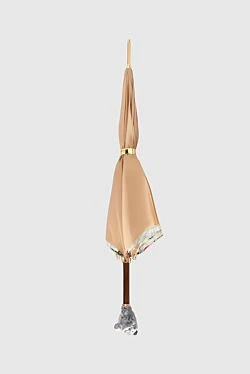 Beige polyester umbrella for women