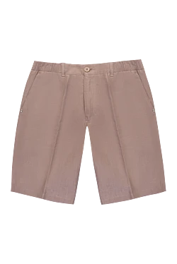 Шорти із льону коричневі чоловічі