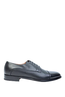 Men's shoes made of black leather