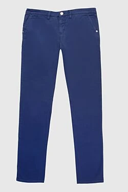 Blue cotton jeans for men