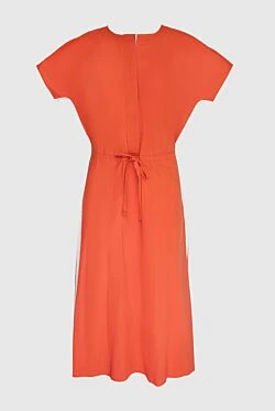 Сукня з бавовни помаранчева жіноча