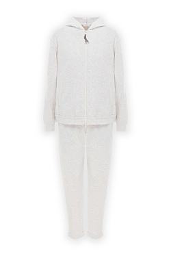 Walking suit made of cotton and elastane white for women