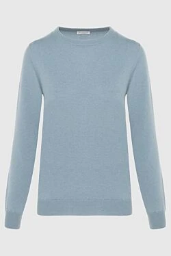 Blue cashmere jumper for women