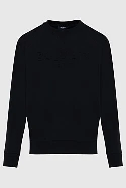 Cotton sweatshirt black for men