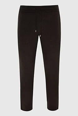 Sports pants for men made of cotton and cashmere brown