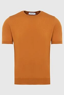 Orange short sleeve jumper for men