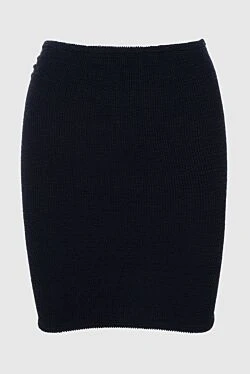 Black nylon skirt for women