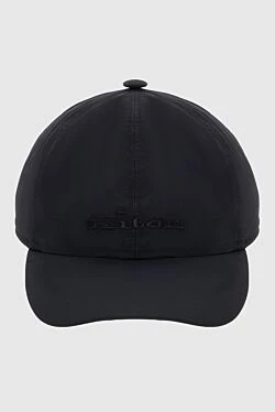 Cap made of cotton and polyamide black for men