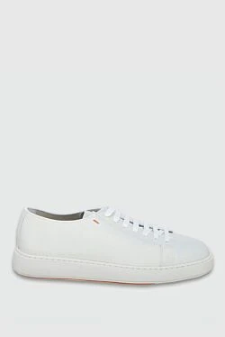 White leather snickers for men