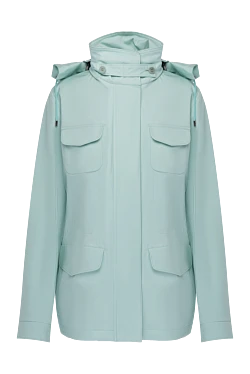 Beige polyamide jacket for women