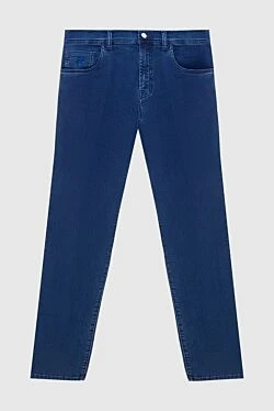 Blue cotton jeans for men