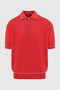 Поло на блискавці з рельєфною в'язкою та еластичним поясом