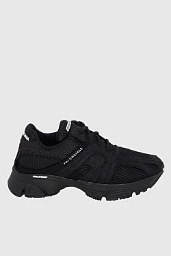 Phantom black women's sneakers with mesh
