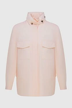 Windbreaker made of polyamide pink for women