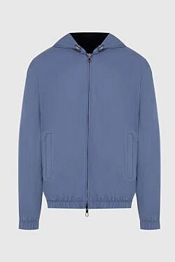 Куртка из полиамида голубая мужская