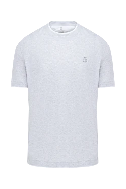 Футболка из хлопка серая мужская