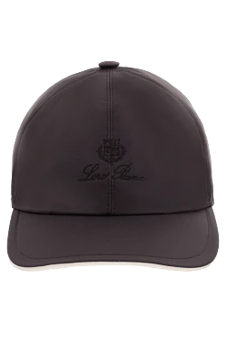 Cap made of black polyester for men