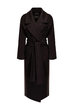 Brown wool coat for women