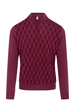 Троєр чоловічий бордовий