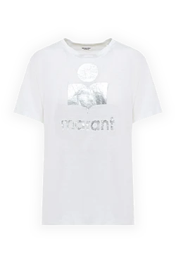 White linen T-shirt for women