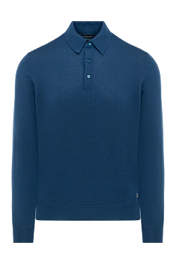 Трикотажне поло з довгим рукавом та рельєфною текстурою