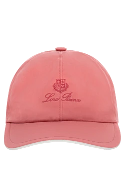 Polyester cap for men pink