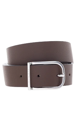 Genuine leather belt for women brown