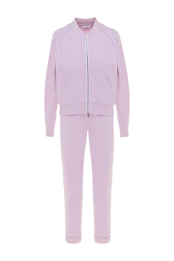 Walking suit made of cotton and elastane for women pink