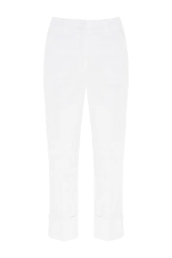 Pants of their cotton and elastane women's white