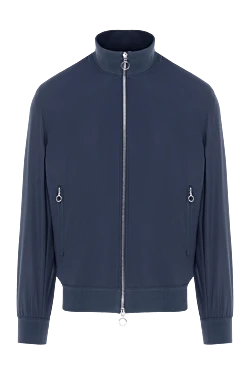 Men's blue nylon jacket