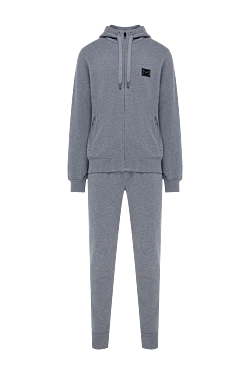 Cotton walking suit for men gray