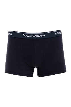 Cotton boxers for men blue