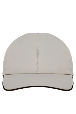 Polyester cap for men white