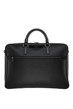 A sophisticated, slim briefcase in Stepan style for business meetings
