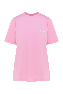 T-shirt made of cotton for women pink