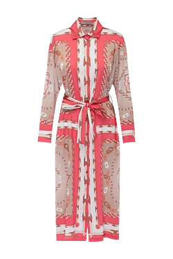 Polyester and elastane dress for women red