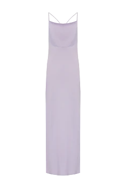 Платье из полиэстера и эластана женское фиолетовое