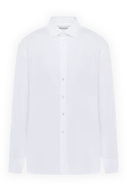 Сорочка із льону чоловіча біла