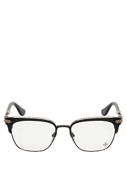Оправа для окулярів з металу та пластику чорна чоловіча