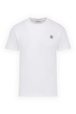 White cotton T-shirt for men