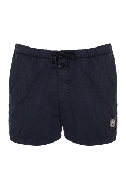 Men's beach shorts made of polyamide blue